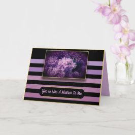 Lila Lilac-Muttertagskarte Karte