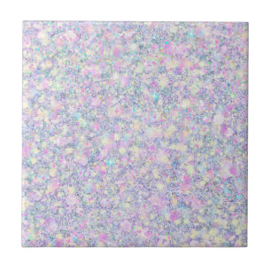 Lila Lilac Pink Opaleszenz Imitate Glitzer Solid Fliese