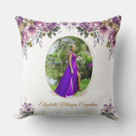 Lila Lilac Quinceañera Pillow für Quince Años Kissen