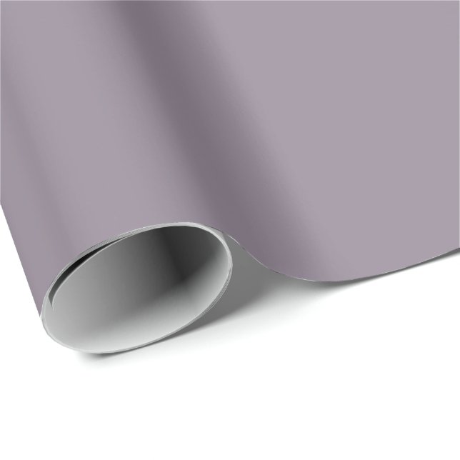 Lila Lilac Solid Wrapping Paper Geschenkpapier (Rolleneckpunkt)