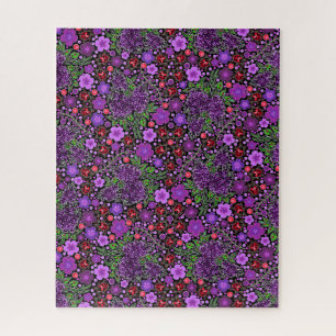 Lila Lilacs und Ladybugs NH Staat Symbole Puzzle