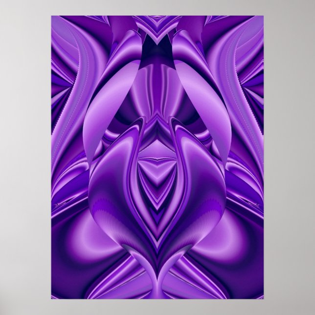Lila Lilientraum Poster (Vorne)