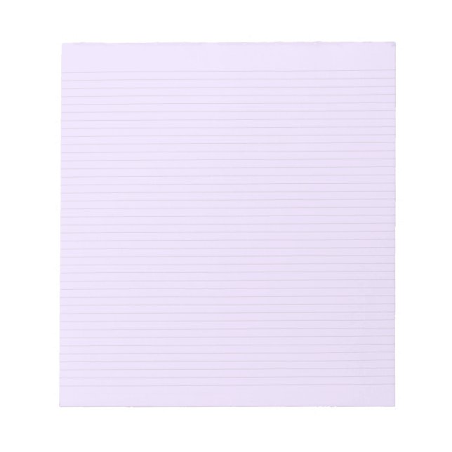 Lila Linie mit 3 mm Notizblock (Vorderseite)