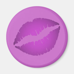 Lila Lipstick Magnet