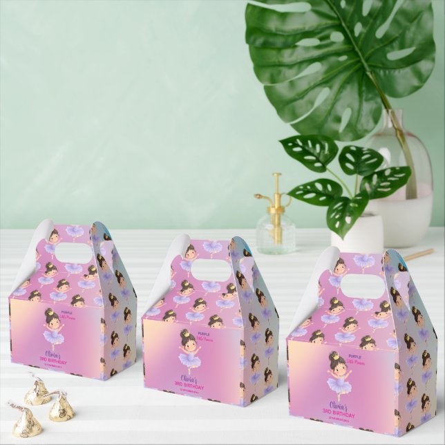 Lila Little Princess Ball Fvor Box Geschenkschachtel (Zahlreiche)