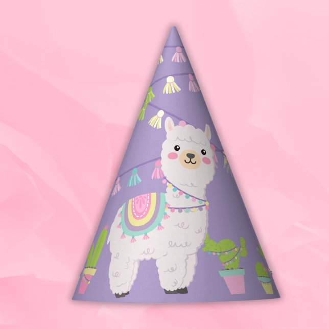 LILA LLAMA FUN Party Hat Partyhütchen (Von Creator hochgeladen)