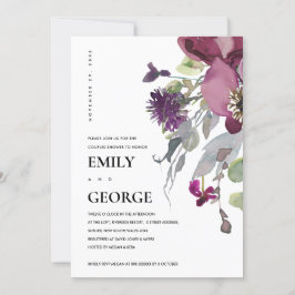 LILA LLILAC FLORAL COUPLE DUSCHKARTE DANKESKARTE