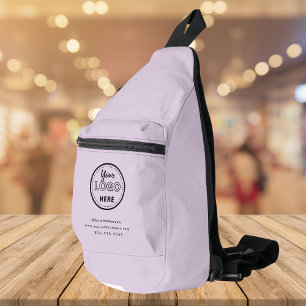 Lila Logo für Minimalistisches berufliches Brandin Crossbody Bag