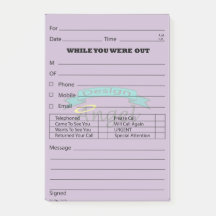 Lila Logo-Wasserzeichen-Telefon-Mitteilungs-Posten