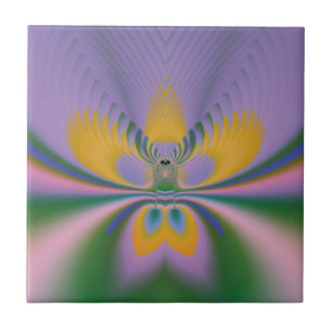 Lila Lotus Fliese