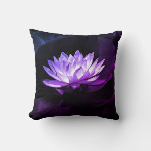Lila Lotus Pillow Kissen