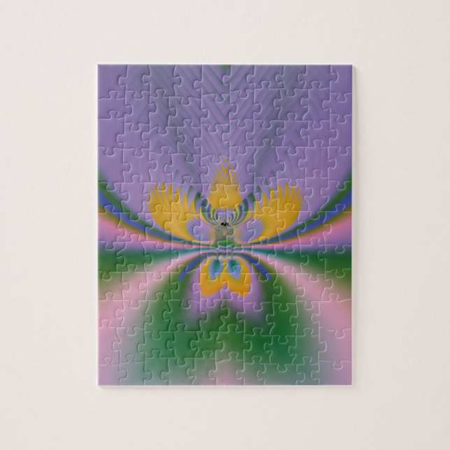 Lila Lotus Puzzle (Vertikal)