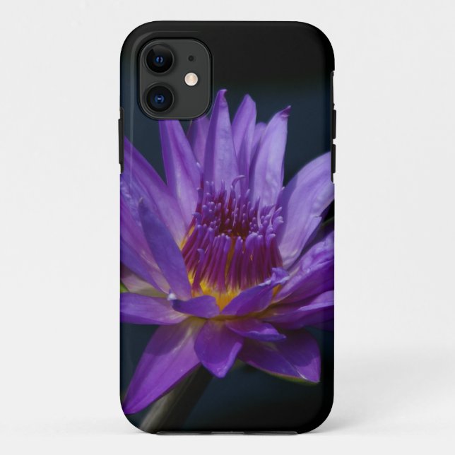 Lila Lotus-Wasserlilie Case-Mate iPhone Hülle (Rückseite)