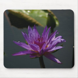 Lila Lotus Wasserlilie Mouse Pad Mousepad