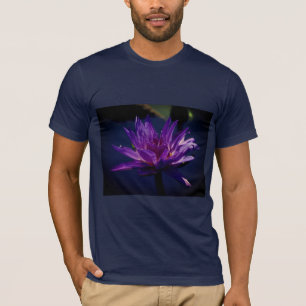 Lila Lotus Wasserlilie T Shirt