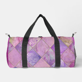 "Lila Lover"-Druck Duffle Bag