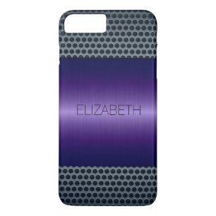 Lila Luxus-Edelstahl-Look #2 Case-Mate iPhone Hülle