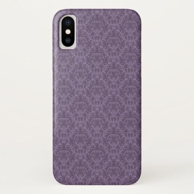 Lila Luxuspapier Case-Mate iPhone Hülle (Rückseite)