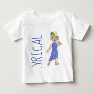 Lila Lyrical Dance Erwägungsgrund Kostüm Moderner  Baby T-shirt