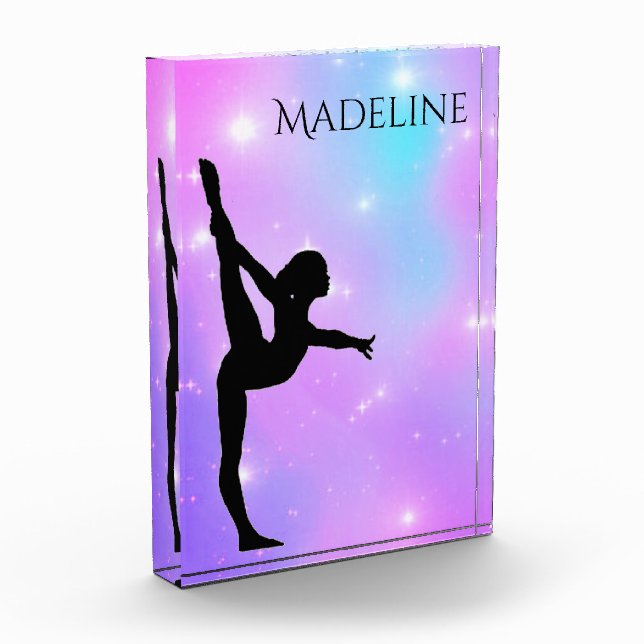 Lila Mädchen Fotoblock (Links)