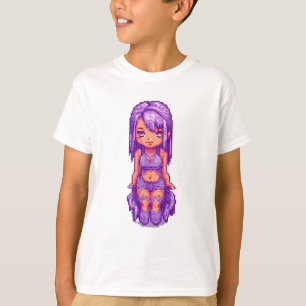 Lila Mädchen  T-Shirt