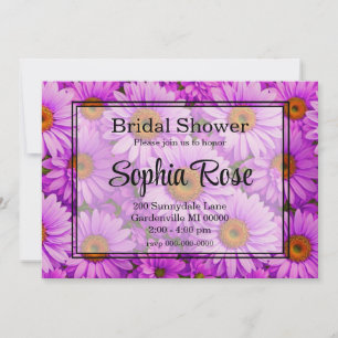 Lila Magenta Blütenblume Dunkelrosa Gänse Einladung