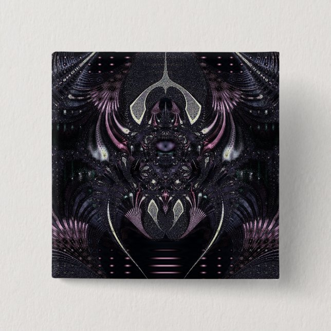 Lila Magie Button (Vorderseite)