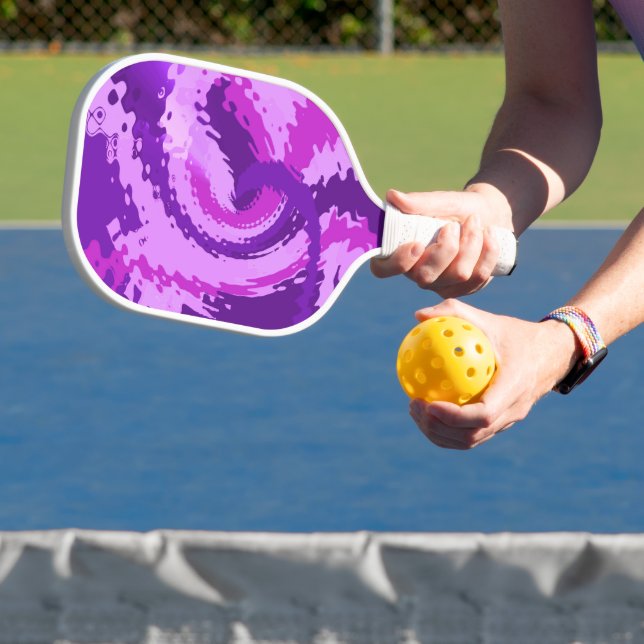 Lila Magie Pickleball Schläger (InSitu)