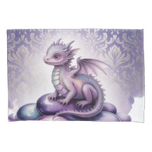 Lila magische Drachen-Baby-Party