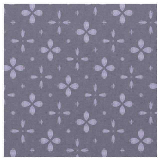 Lila Maive-Blumenmuster Stoff (Nahaufnahme)