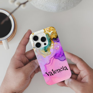 Lila Majestät Watercolor Fantasy Custom Case-Mate iPhone Hülle