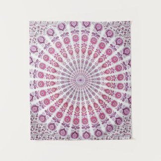 Lila Mandala Bohemisch Tapestry Wall Hängen Wandteppich