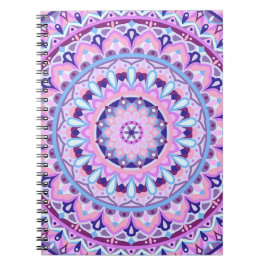 Lila Mandala Boho Spirituelles Geometrisches Muste Notizblock