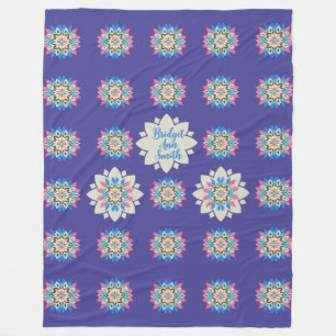 Lila Mandala Fleece 60 x 80