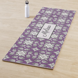 Lila Mandala Personalisiert Yoga Mat Yogamatte