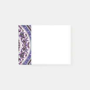 Lila Mandala Post-it Klebezettel