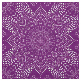 Lila Mandala Stoff