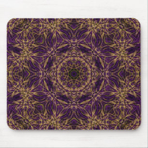 Lila Mandalahippie-Muster Mousepad