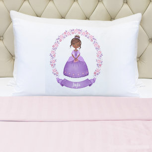 Lila Märchenprinzessin Pillowcase Kissenbezug