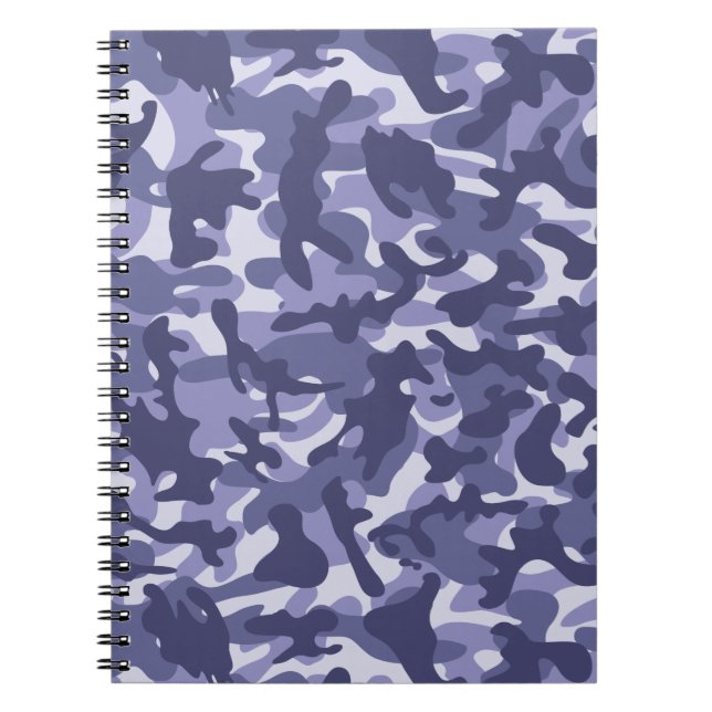Lila Marine Camouflage Notizblock (Vorderseite)