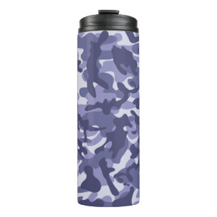 Lila Marine-Tarnmuster   Thermosbecher