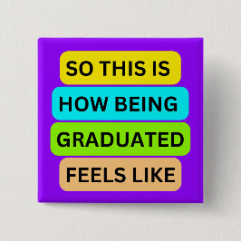 Lila Markierungsknopf SO_THIS_IS_HOW_BEING_G Button