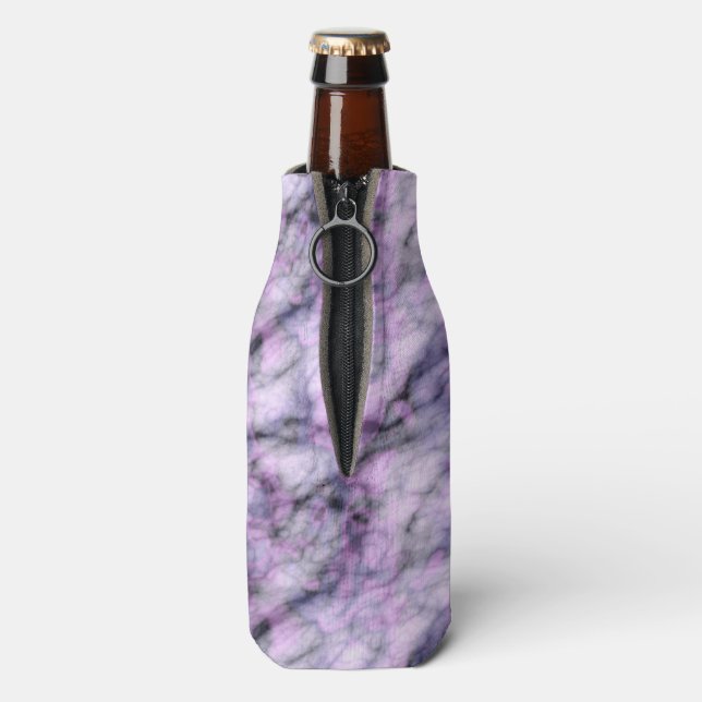 Lila Marmor Flaschenkühler (Flasche Rückseite)