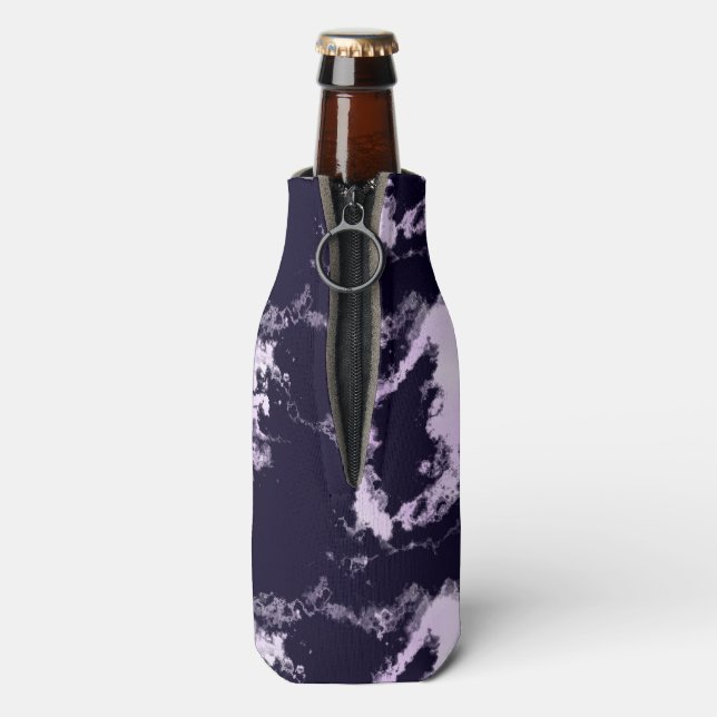 Lila Marmor Flaschenkühler (Flasche Rückseite)