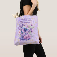 Lila Marmorbibel und Schmetterling