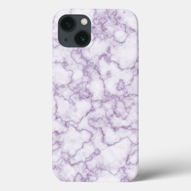 Lila Marmormuster Case-Mate iPhone Hülle (Rückseite)