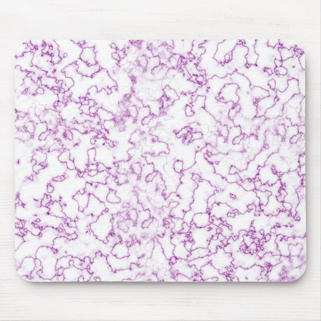 Lila Marmormuster Mousepad (Vorne)