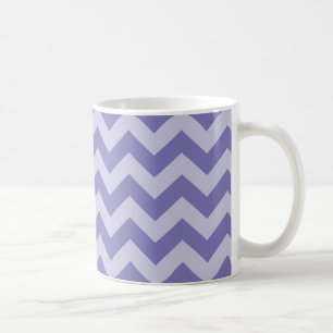Lila marokkanische Moods Chevrons Kaffee Tasse