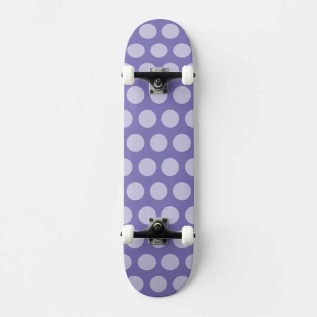 Lila marokkanische Punkte Skateboard (Vorderseite)