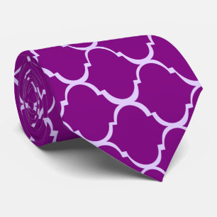 Lila marokkanisches Design Krawatte